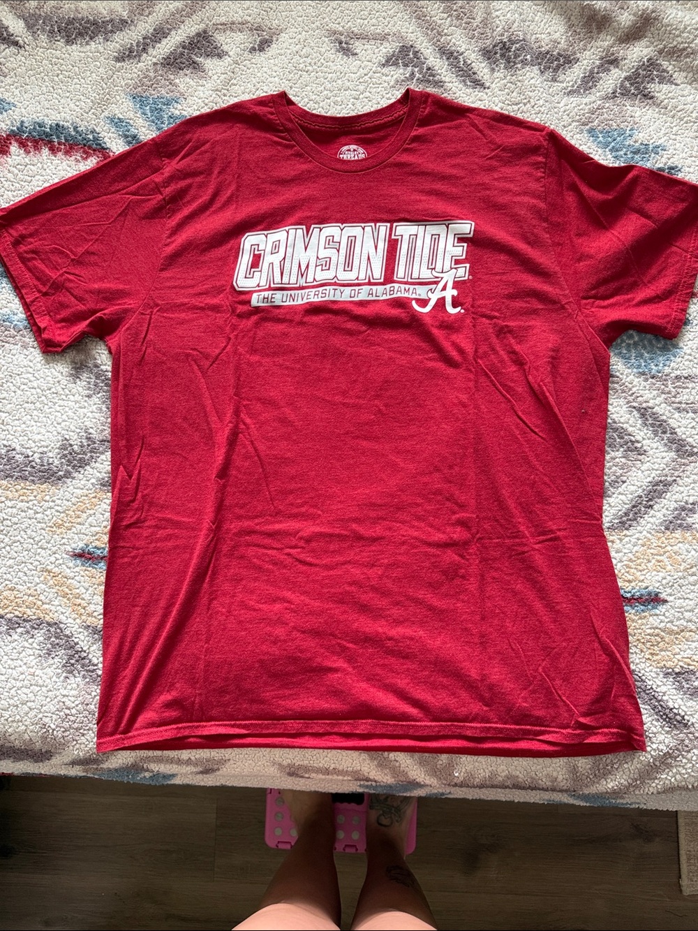 Rivalry Threads Crimson Tide Red Graphic Tee
